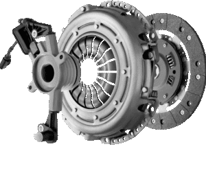 a clutch kit for a manual transmission vehicle.