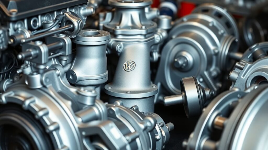 Genuine VW engines, gearboxes, and differentials.